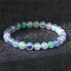 Energy & Love • Natural Stone Elastic Rope Bracelet