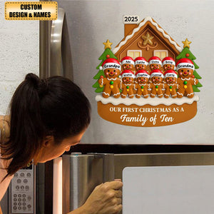 Our First Christmas As A Family Personalized Custom Decal Gift