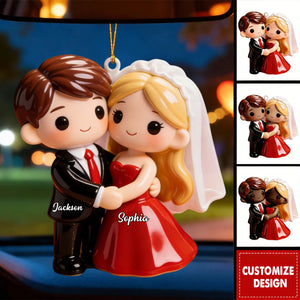 Personalized Couple Ornament for Valentine‘s Day - Engrave Your Promise