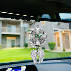 Your Wings And My Heart - Personalized Memorial Wings Ornament