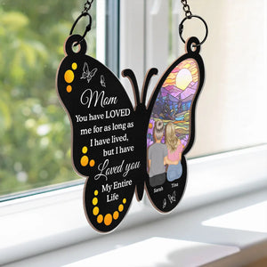 Custom My Entire Life Suncatcher - Personalized Window Hanging Suncatcher Ornament