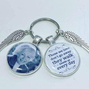 Personalized Keychain Lost Loved Ones Family Loss Memorial Remembrance