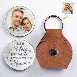 Custom Photo Sometimes All You Need Is A Big Hug - Couple Personalized Pocket Hug