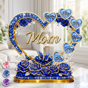 Personalized Mother's Day Acrylic Plaque β Custom Gift For Mom & Grandma | Mom's Heart Full Of Care