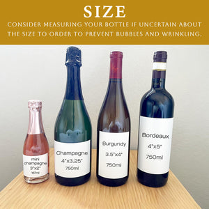 Personalized Photo Wedding Bridesmaid Proposal Wine Label: Newspaper Style Gift