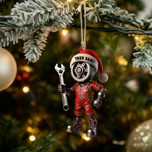 Mechanic, Home Decor, Christmas Ornament, Personalized Ornament