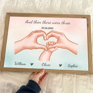 Personalized First-Time Parents Canvas: A Tribute to Love, Celebrating a Special Moment