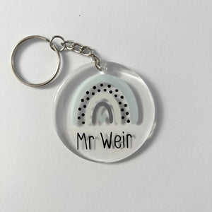 Personalized Teacher Arcylic Keychain Gifts for Teacher Appreciation