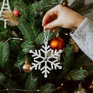 Personalized Photo Projection Snowflake Christmas Gifts Ornament