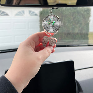 Your Wings And My Heart - Personalized Memorial Wings Ornament