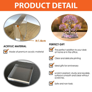 The Love Between Mother And Her Kids - Personalized Custom Shaped Acrylic Plaque