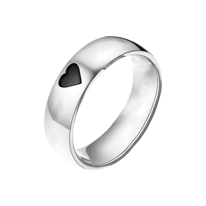 Couple Ring - Personalized Name Matching Heart Promise Rings