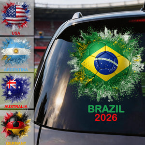 2026 Soccer Country Personalized Decal