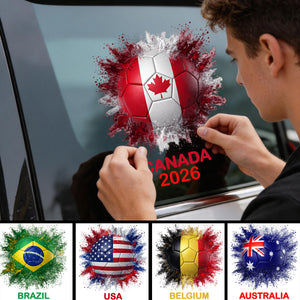 2026 Soccer Country Personalized Decal