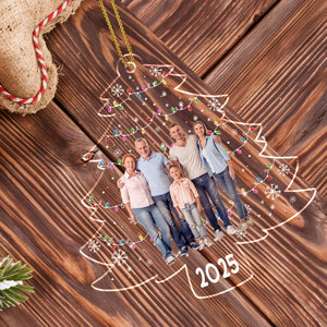 Celebrate Your Family This Christmas With A Personalized Tree Acrylic Ornament