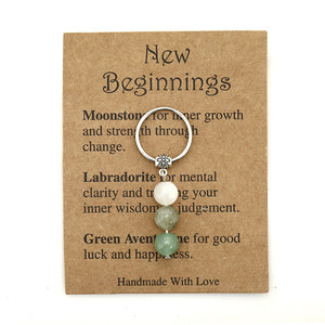 Crystal keychain,Healing crystals,Sad, A new beginning,Love yourself, Good luck with that,Success,Crystal gift