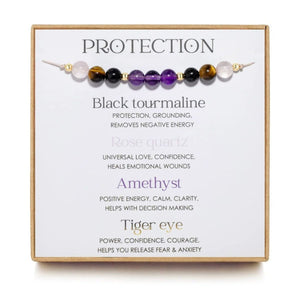 Crystal bracelet Healthy pregnancy, support, expectant mother gift, rose quartz bracelet