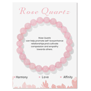 Gemstone Bracelet with Card