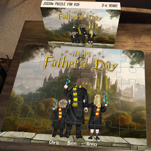 Personalized Jigsaw Puzzles Of Magic castle For Father's Day
