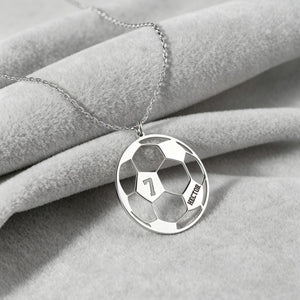 Custom Name Personalized Soccer Necklace Soccer Mom Gift