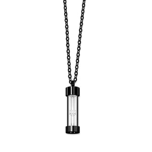 Eternal Embrace Memorial Hourglass Urn Necklace