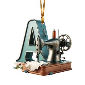 Beautiful Sewing Letter Shaped Ornament