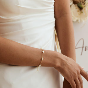 Pearl Bead Bracelet,Wedding Bridesmaids' gifts, Maid of Honor Gift, Mother's Day