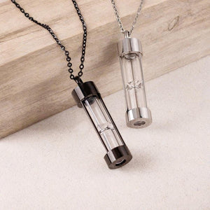 Eternal Embrace Memorial Hourglass Urn Necklace