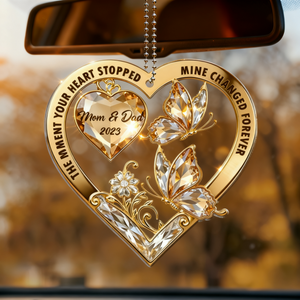 The Moment My Heart Changed Forever - Personalized Ornament
