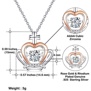 To My Smokin Hot Wife - Crown Necklace