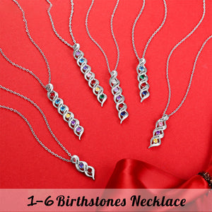 Birthstone Necklace for Mom, Personalized Jewelry, Gifts for Her