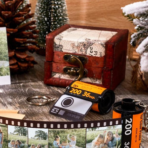 Custom Colorful Camera Roll Keychain Romantic Gifts