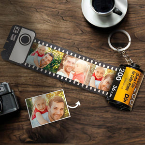 Custom Colorful Camera Roll Keychain Romantic Gifts