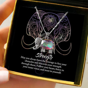 Elephant Silver Galaxy Necklace