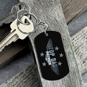 Personalized Stainless Steel Keychain