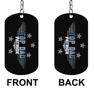 Personalized Stainless Steel Keychain