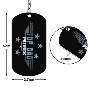 Personalized Stainless Steel Keychain