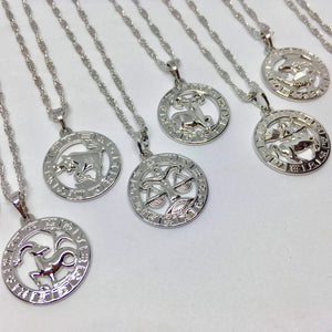 12 Constellation Zodiac Sign Necklace