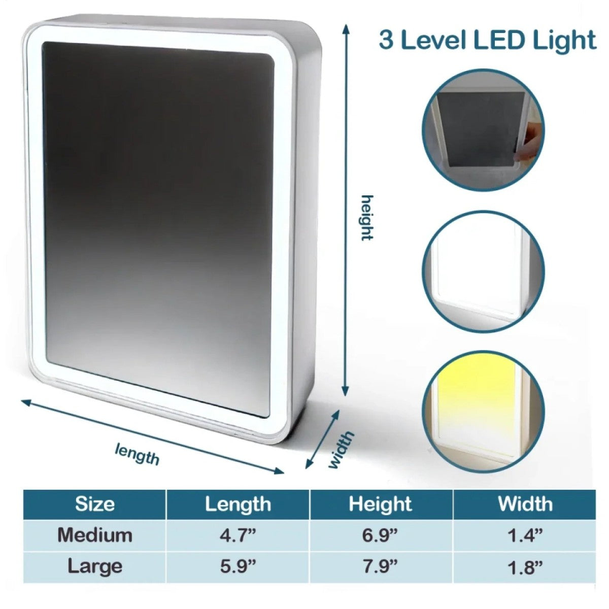 Your Spirit Will Forever Shine Bright - Memorial Personalized LED Mirror Frame Lamp