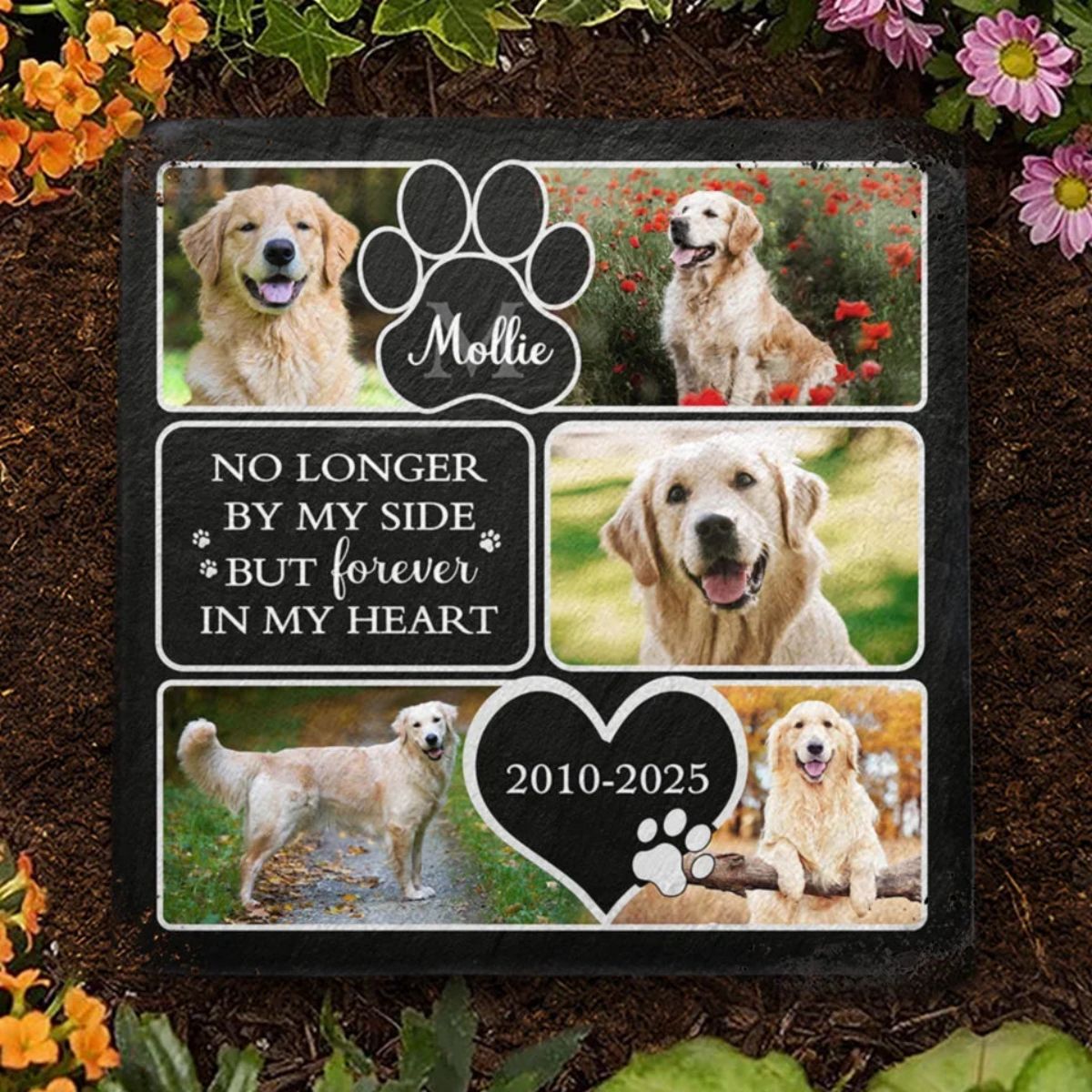 Honoring Memories That Keep Us Close - Memorial Personalized Garden Stone Stone