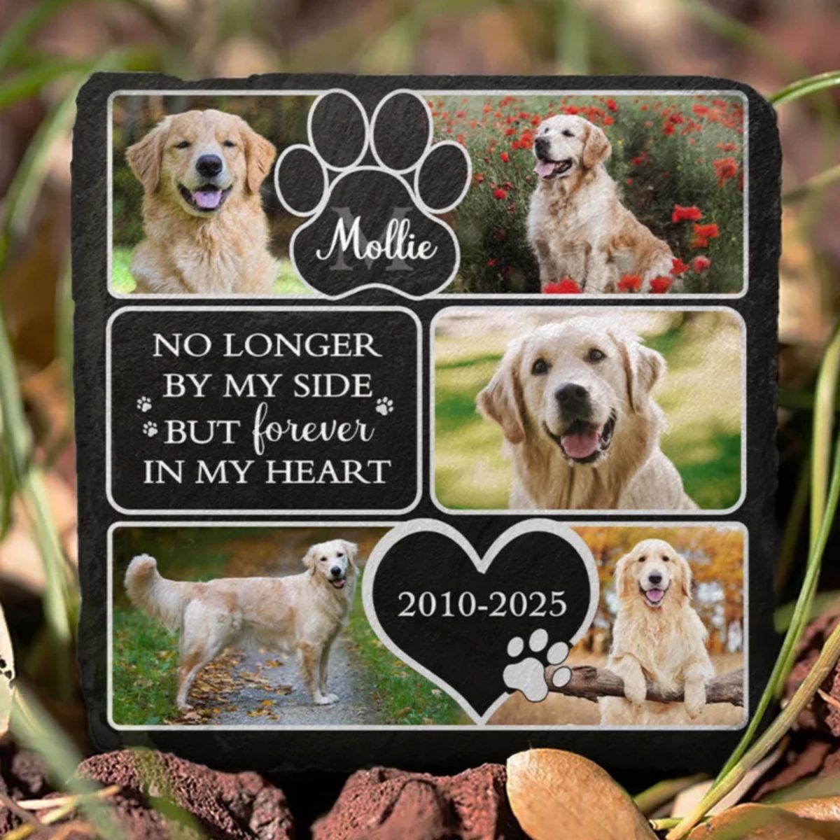 Honoring Memories That Keep Us Close - Memorial Personalized Garden Stone Stone