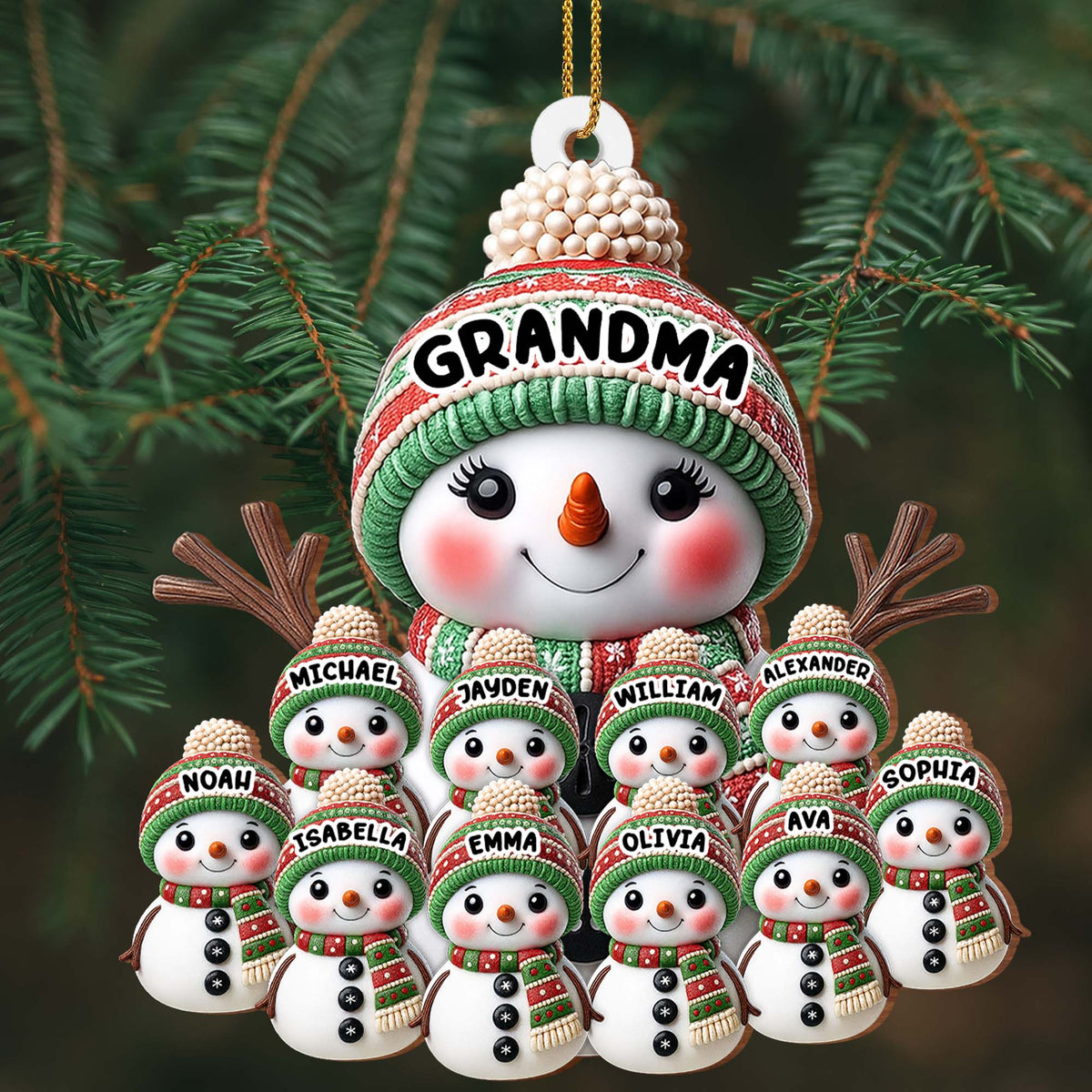 Create A Warm Holiday Decoration With Snowman, Custom Wood Ornament