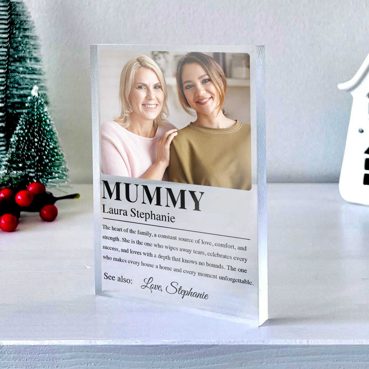 Personalized Mom Definition Acrylic Plaque Mother’s Day Gift For Mom