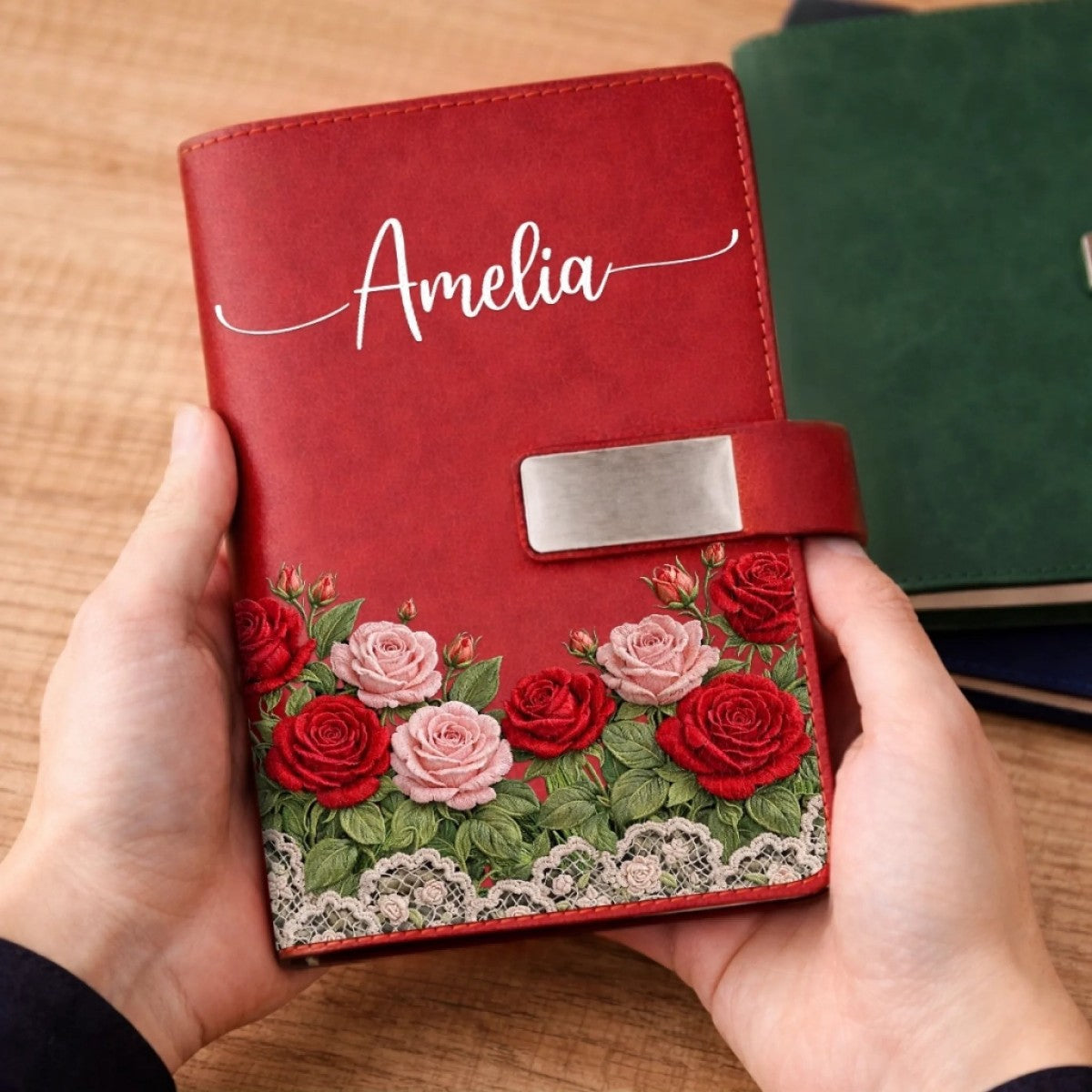 Birth Note Book Custom Birth Month Flower Personalized Notebook Set - nanyshop
