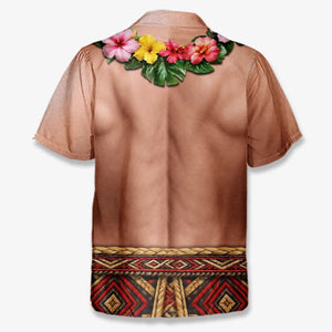 Funny Tropical Hawaiian Aloha Shirt - Personalized Summer Vacation And Travel Gifts For Men