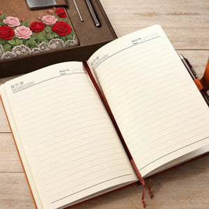 Custom Birth Month Flower Personalized Notebook Set