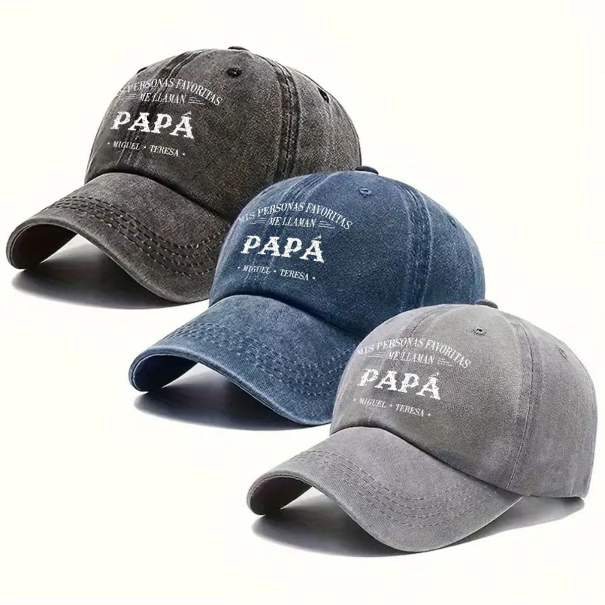 Mis Personas Favoritas Me Llaman - Personalized cap