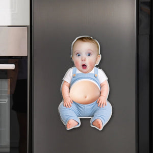 Tiny Squishy Belly - Personalized Squishy Acrylic Fridge Magnet