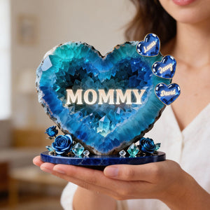 Mommy Heart - Acrylic Plaque Personalized Gifts For Mom