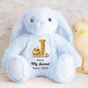 Easter Chick Alphabet - Baby's First Easter Personalized Stuffed Bunny